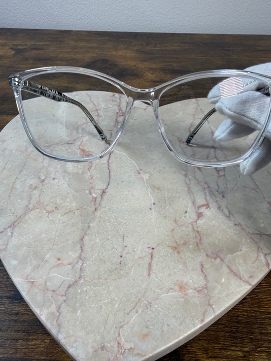 Clear Transparent Cat-Eye Glasses & Prescription Lenses Cyl 1.5 main image 8